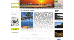 Desktop Screenshot of gran-canaria-lexikon.de